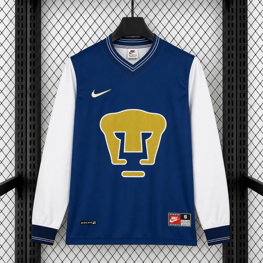 98/99 Pumas UNAM Away Long Sleeve Retro Soccer Jersey