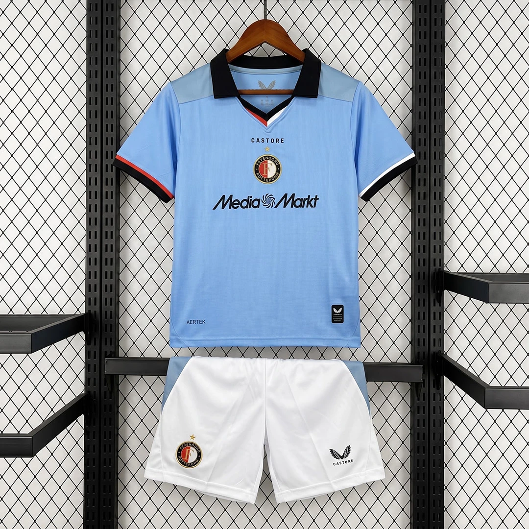 26/27 Feyenoord Away Kids Soccer Jersey