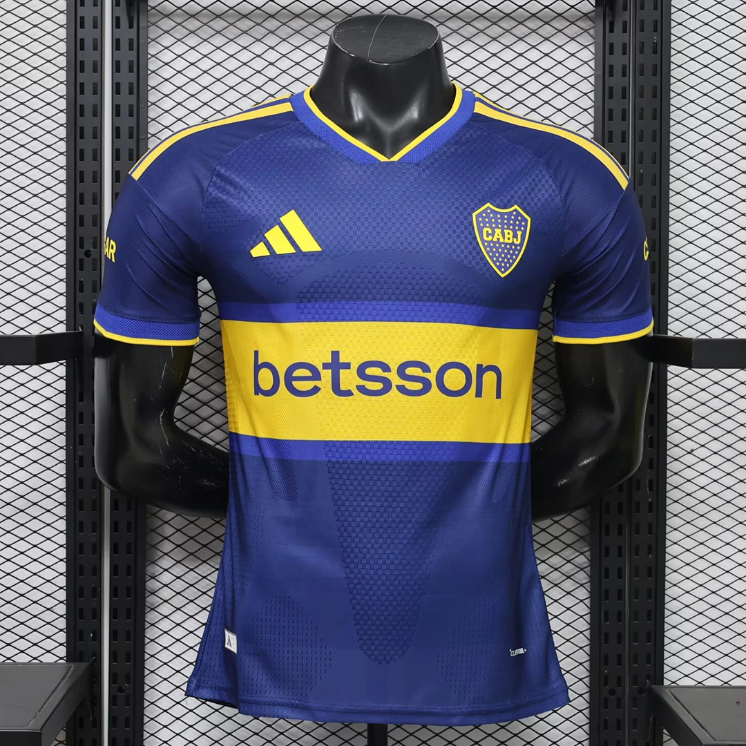 2027 Boca Juniors Home Player Version Soccer Jersey