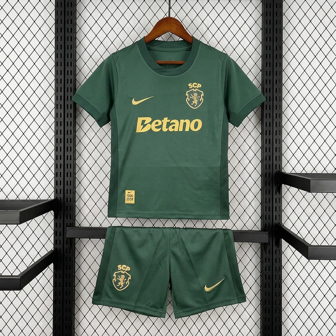 26/27 Sporting CP Lisbon 120 Years Anniversary Kids Soccer Jersey