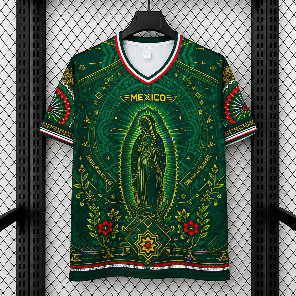 2026 Mexico Virgen De Guadalup Soccer Jersey