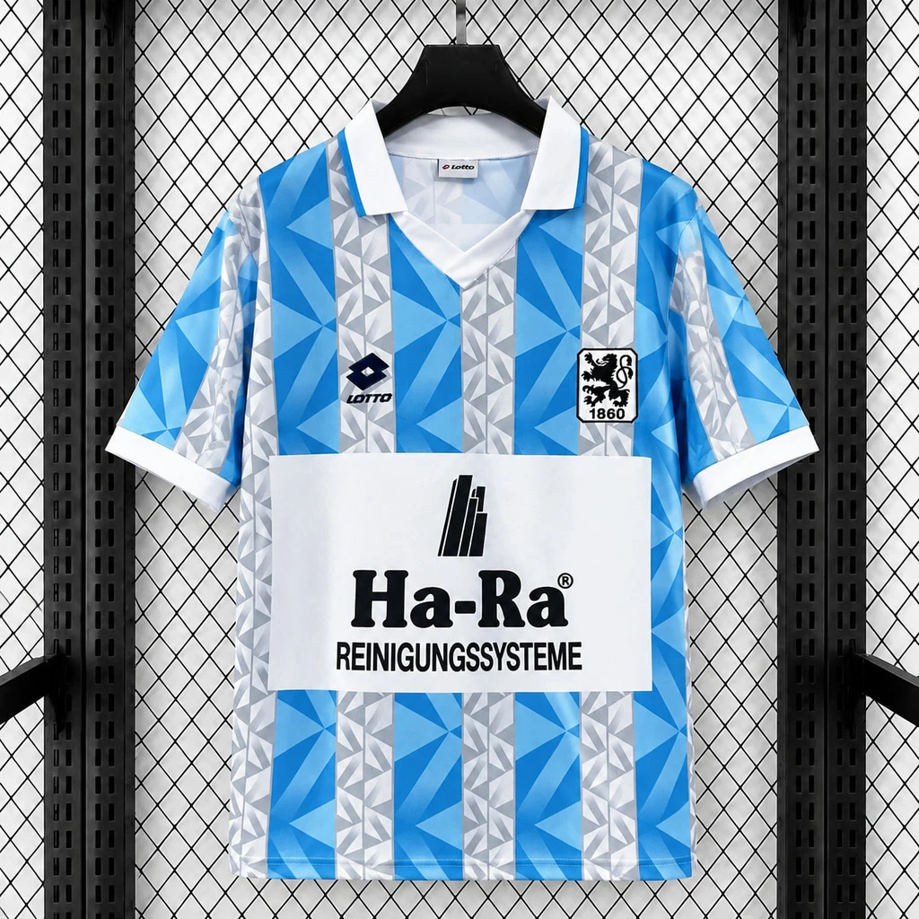 93/94 TSV 1860 Munchen Home Retro Soccer Jersey