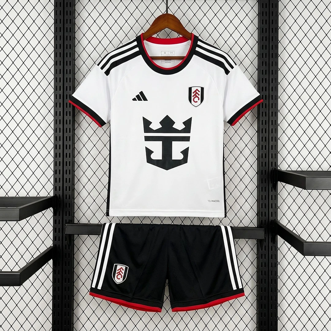 26/27 Fulham Home Kids Soccer Jersey