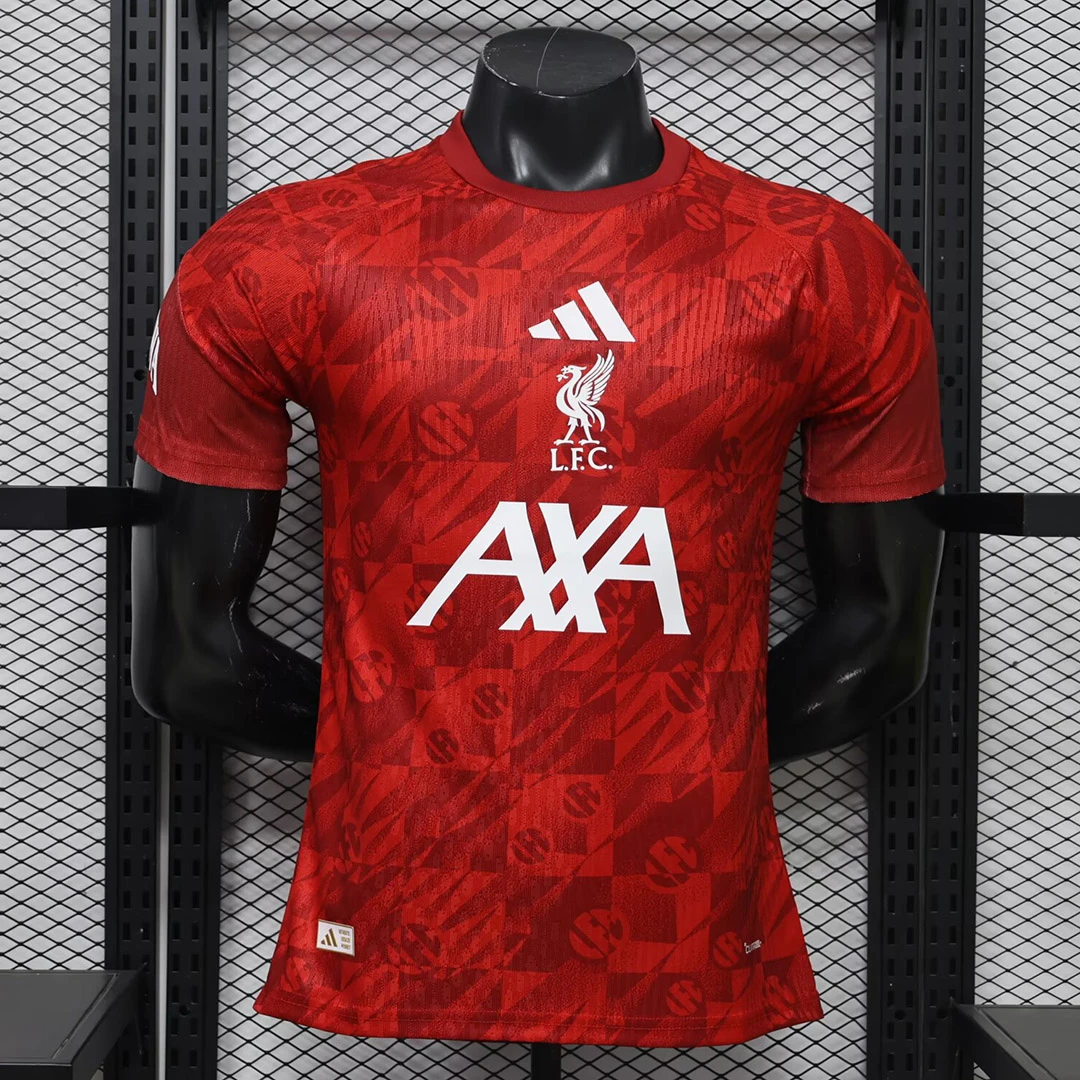 26/27 Liverpool Pre-Match Home Player Version Soccer Jersey