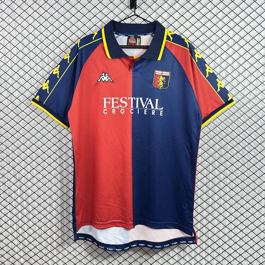 99/00 Genoa Home Retro Soccer Jersey
