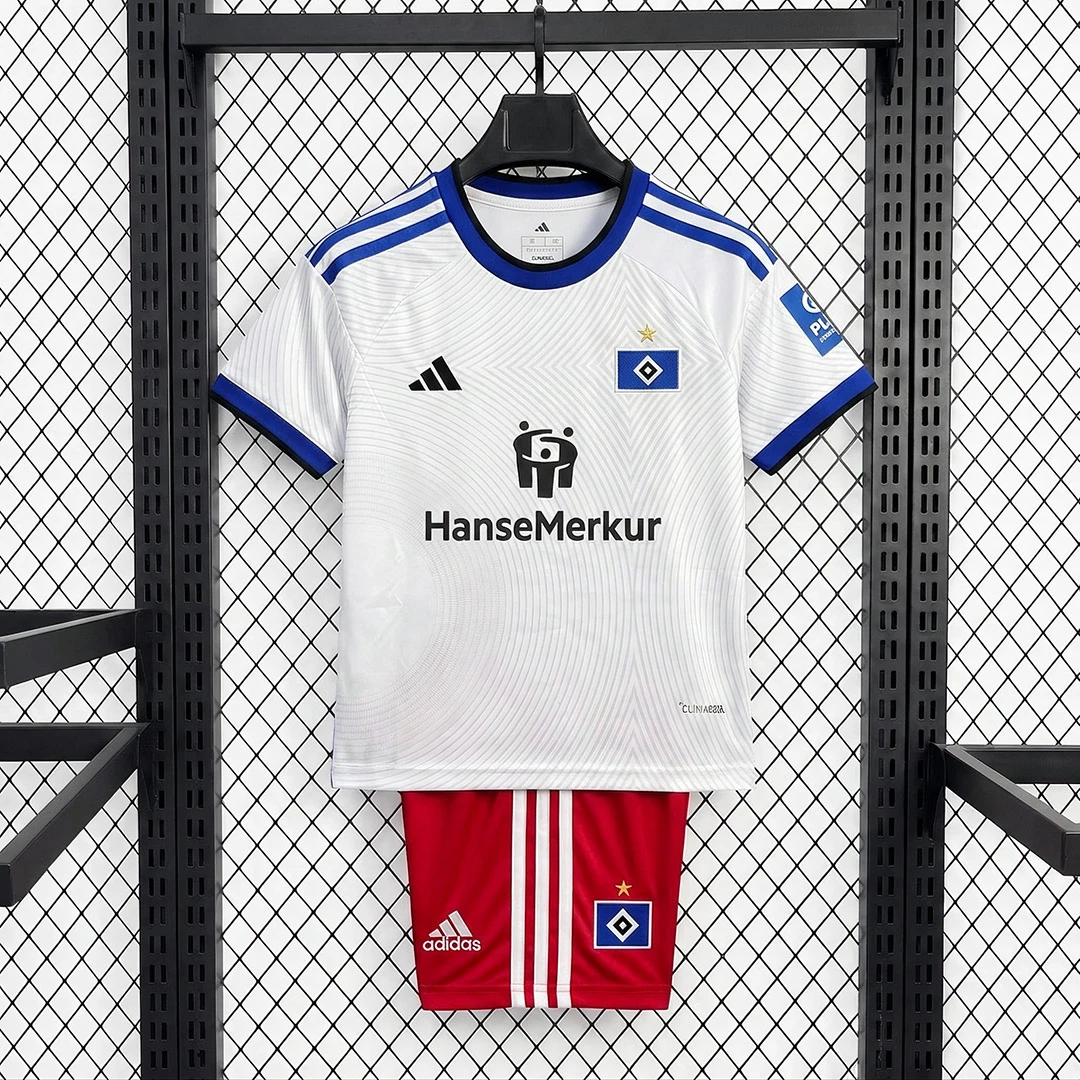26/27 Hamburger SV Home Kids Soccer Jersey