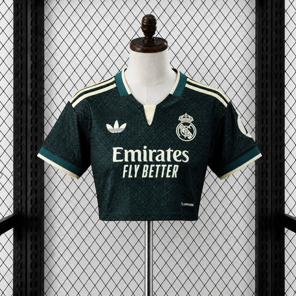 26/27 Real Madrid Away Crop Soccer Jersey