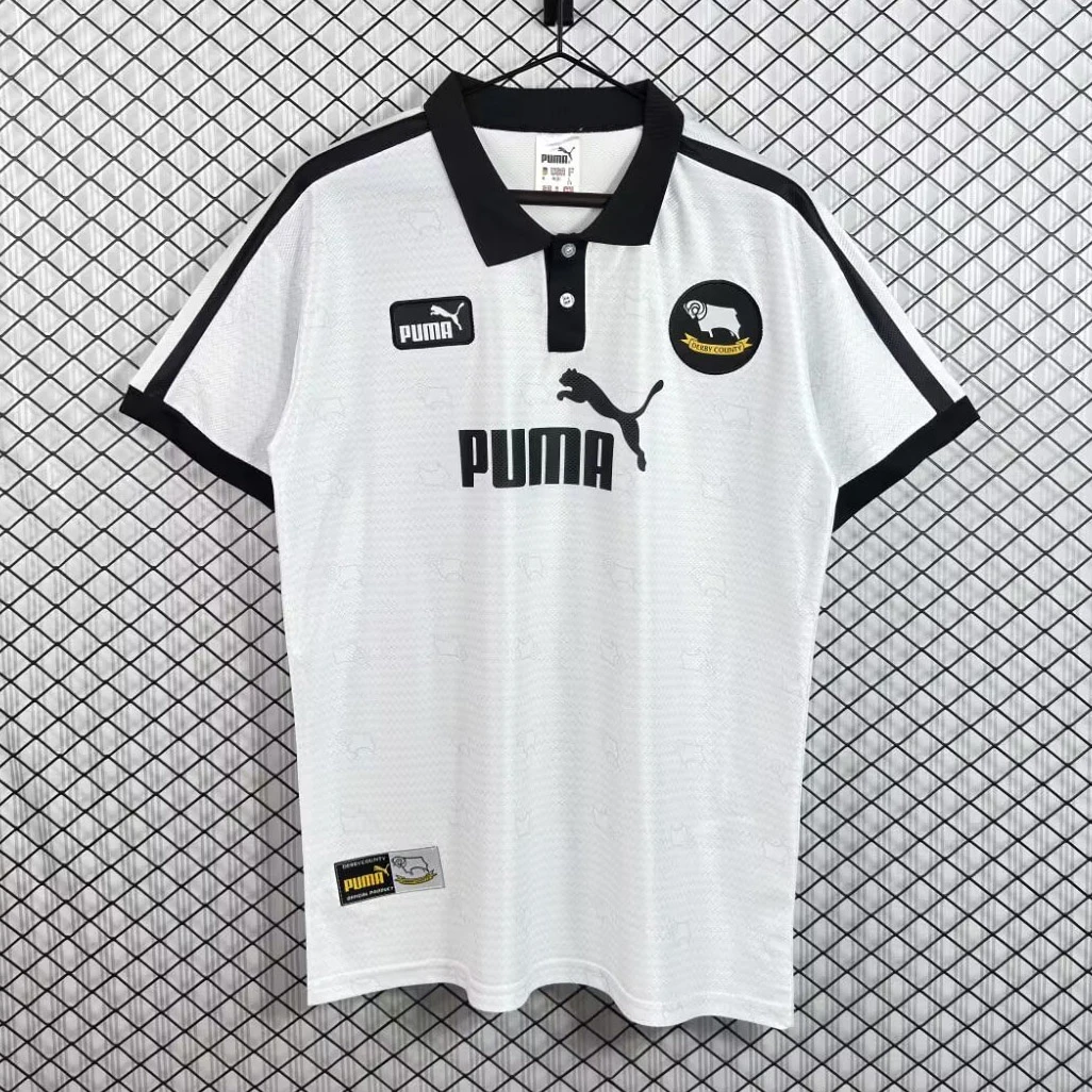 97/98 Derby County Home Retro Soccer Jersey
