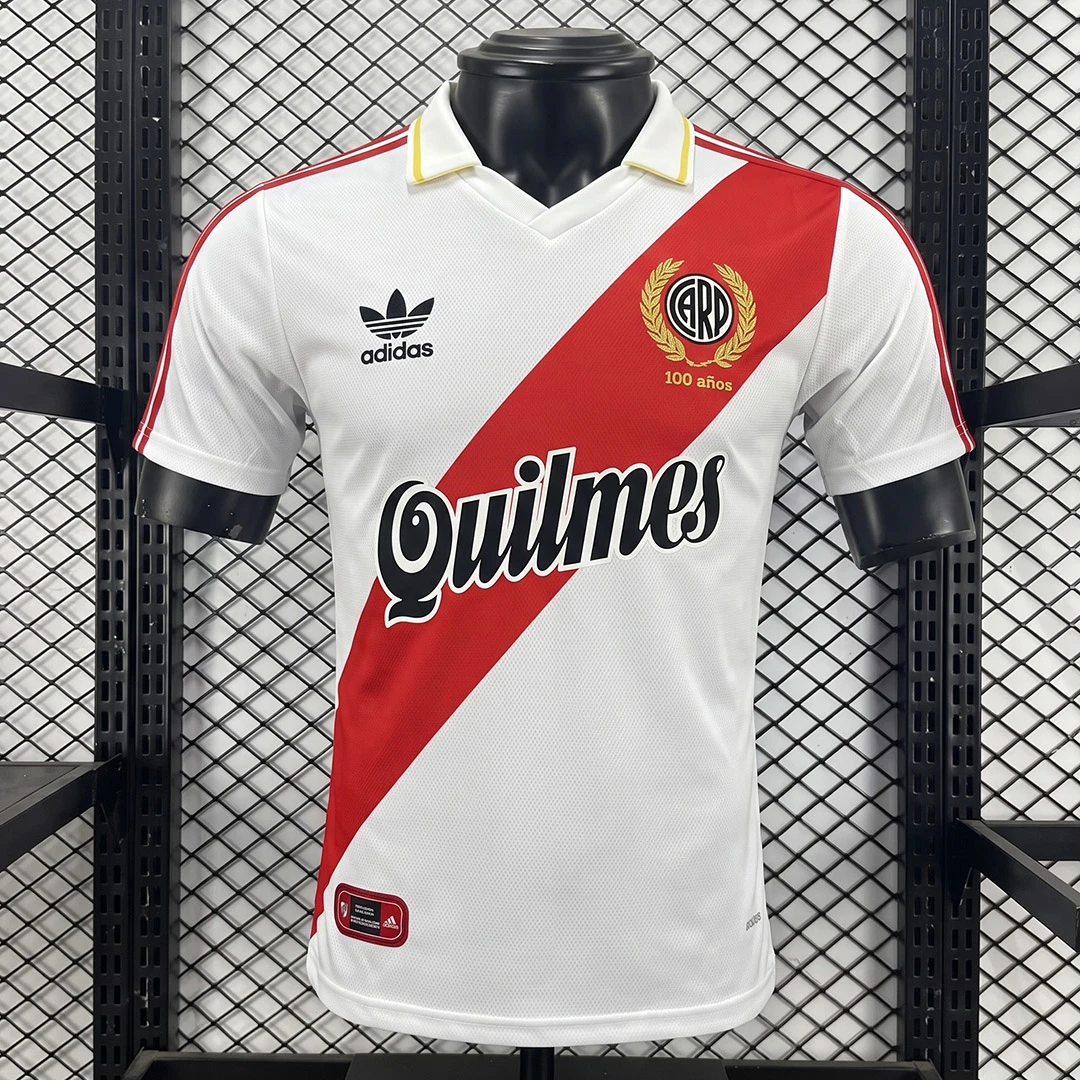 01/02 River Plate Centenary Retro Soccer Jersey