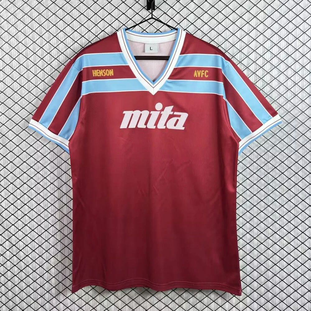 85/87 Aston Villa Home Retro Soccer Jersey