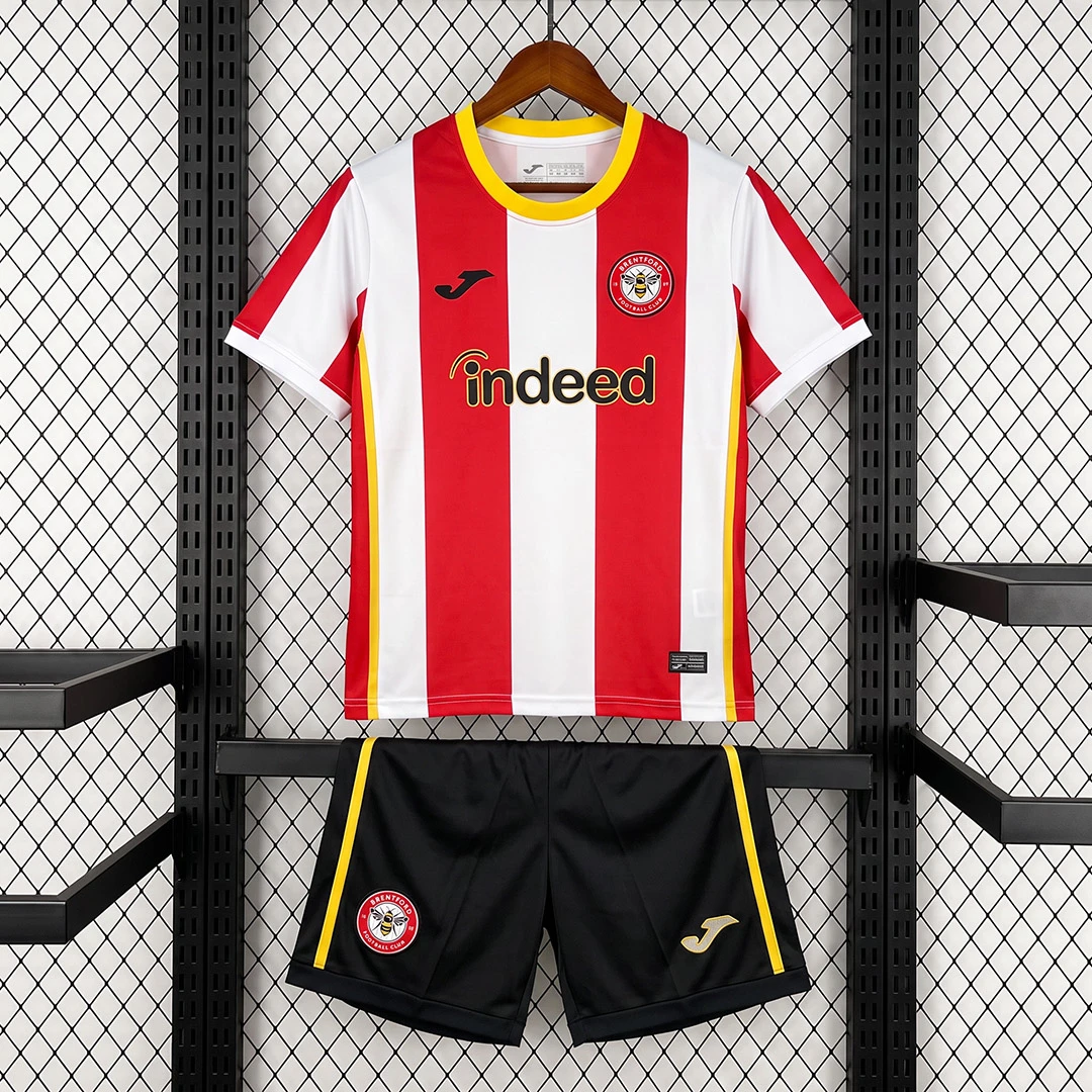 26/27 Brentford FC Home Kids Soccer Jersey