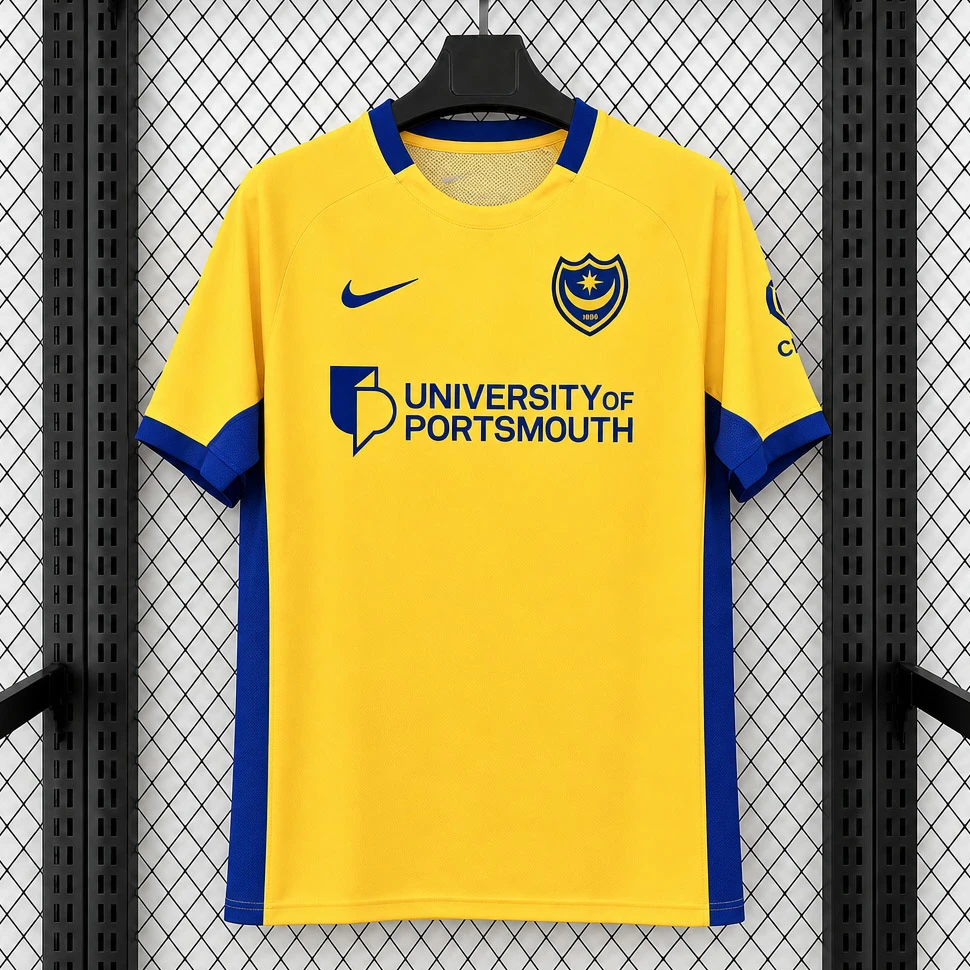 26/27 Portsmouth Away Soccer Jersey