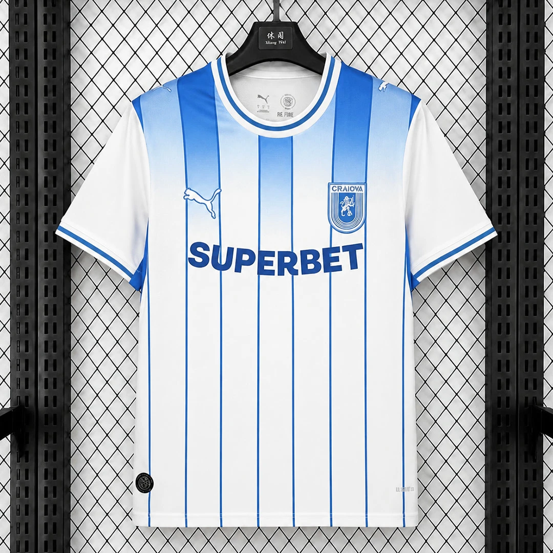 26/27 Universitatea Craiova Home Soccer Jersey
