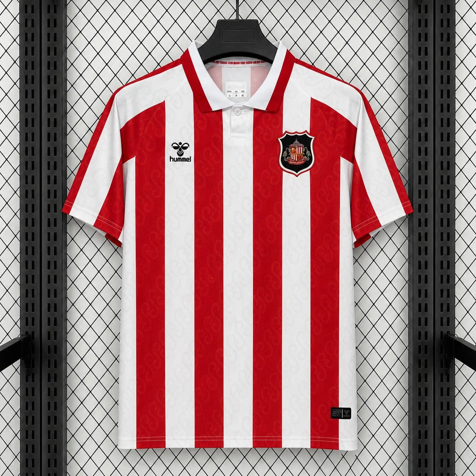 26/27 Sunderland Home Soccer Jersey