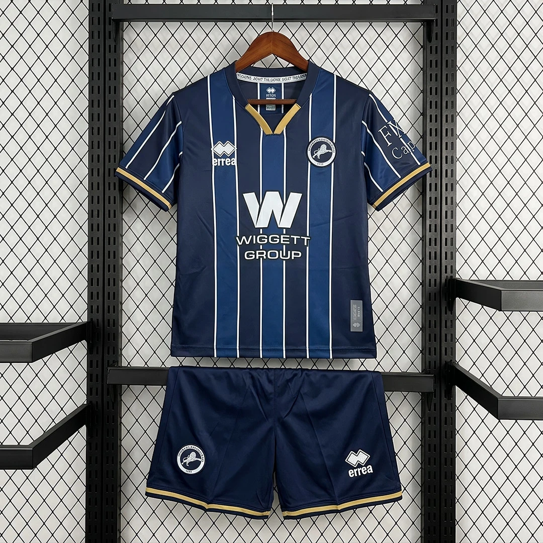 26/27 Millwall Home Kids Soccer Jersey