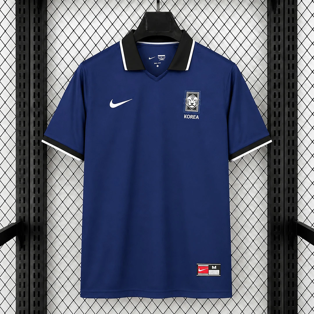 2026 South Korea Energy 90s Blue Soccer Jersey