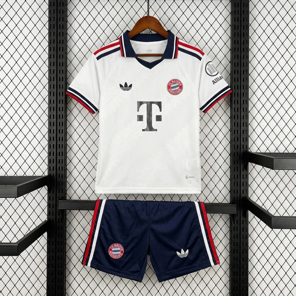 26/27 Bayern Munich Away Kids Soccer Jersey
