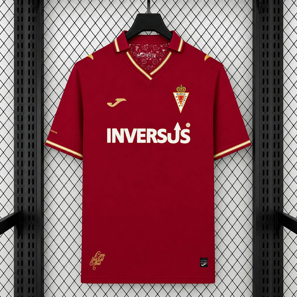 26/27 Real Murcia Home Soccer Jersey