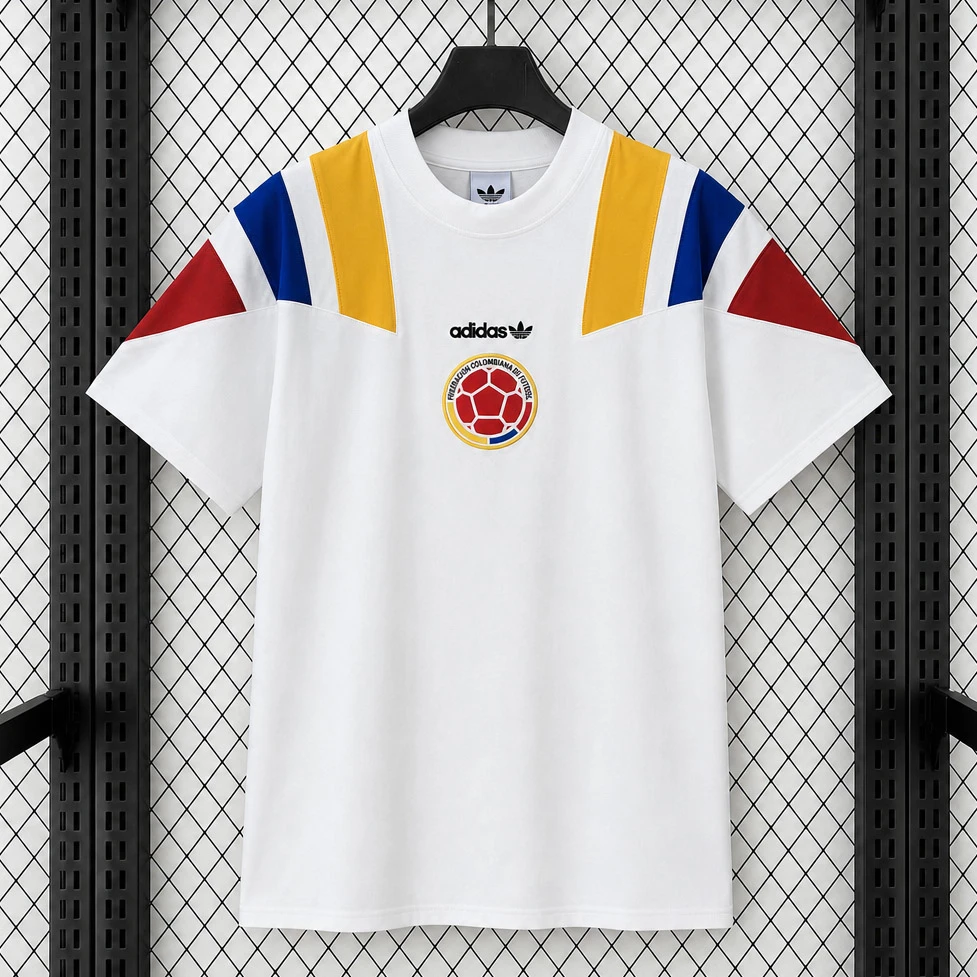 2026 Colombia EQT Cotten White T-Shirt