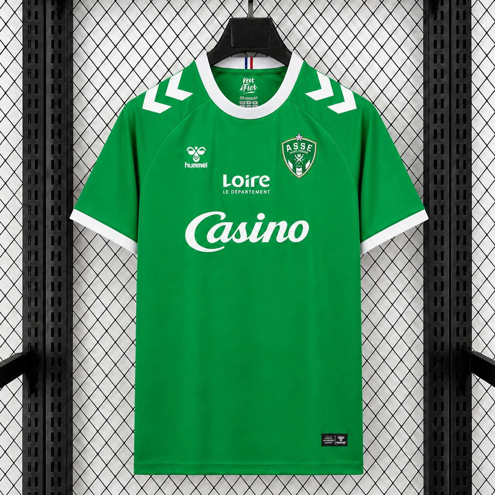 26/27 Saint-Etienne Home Soccer Jersey