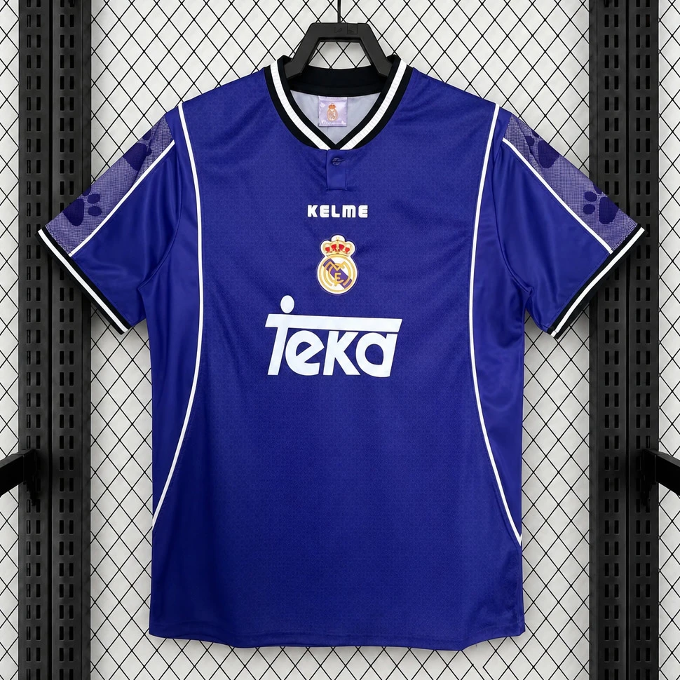 97/98 Real Madrid Away Retro Soccer Jersey