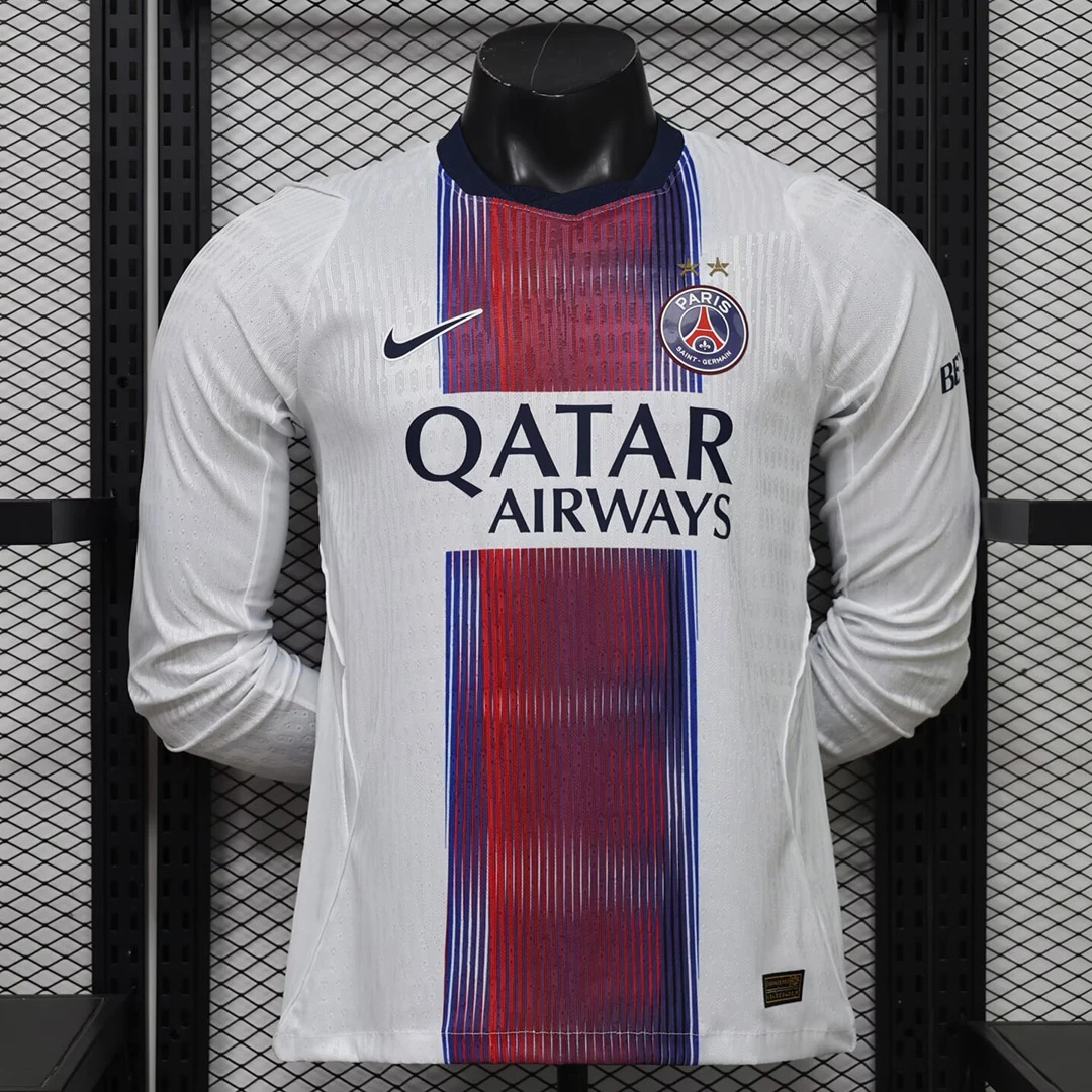 26/27 PSG Away Long Sleeve Player Version Soccer Jersey