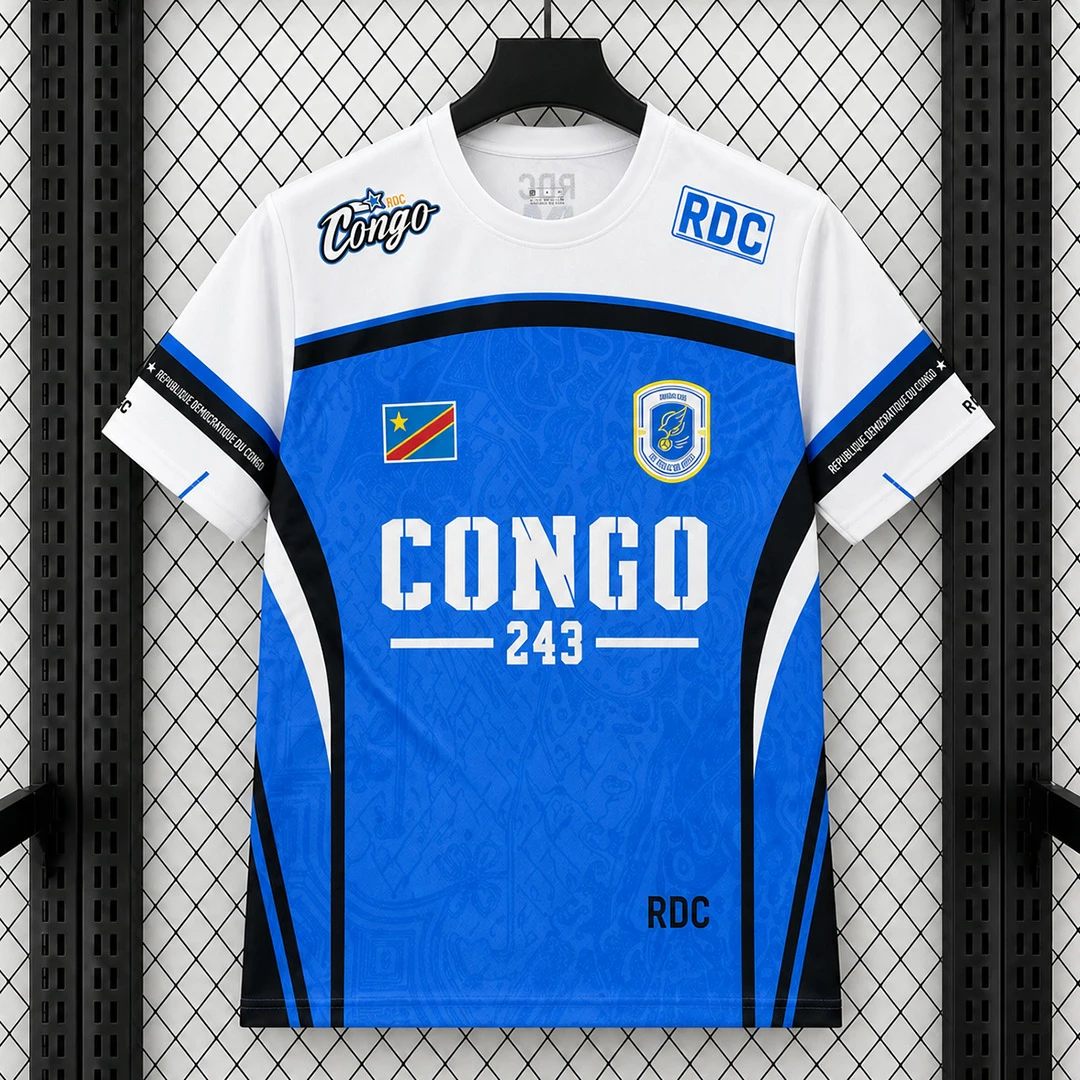 2026 Congo 243 Specail Edition Blue Soccer Jersey