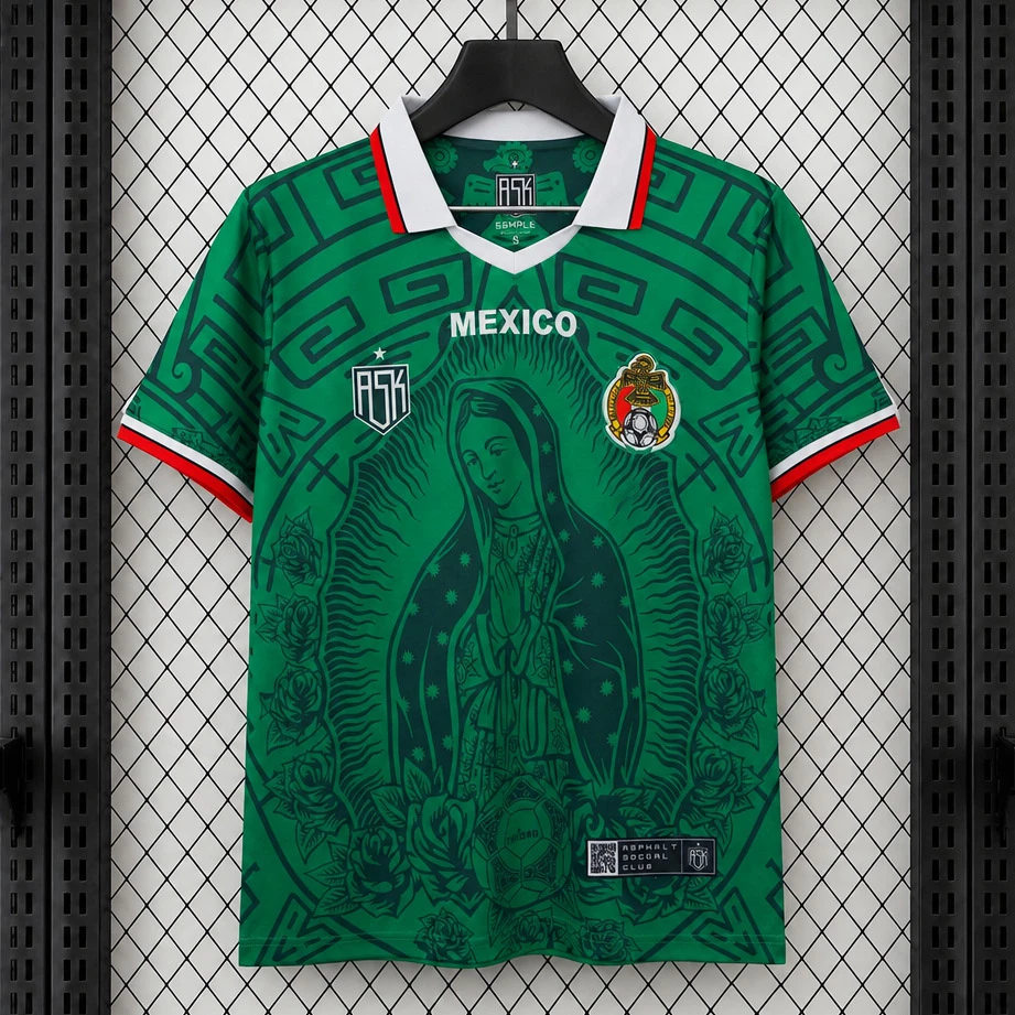 2026 Mexico x Asphalt Social Klub Guadalupe Special Edition Soccer Jersey