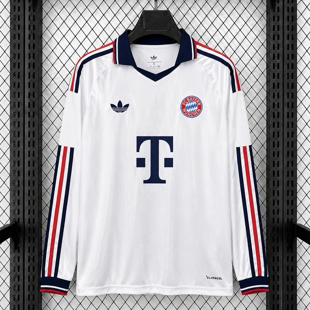26/27 Bayern Munich Away Long Sleeve Soccer Jersey