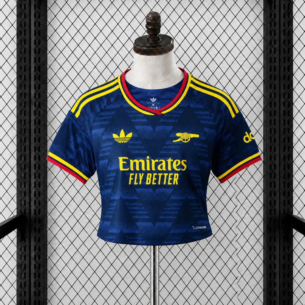 26/27 Arsenal Away Women Crop Jersey