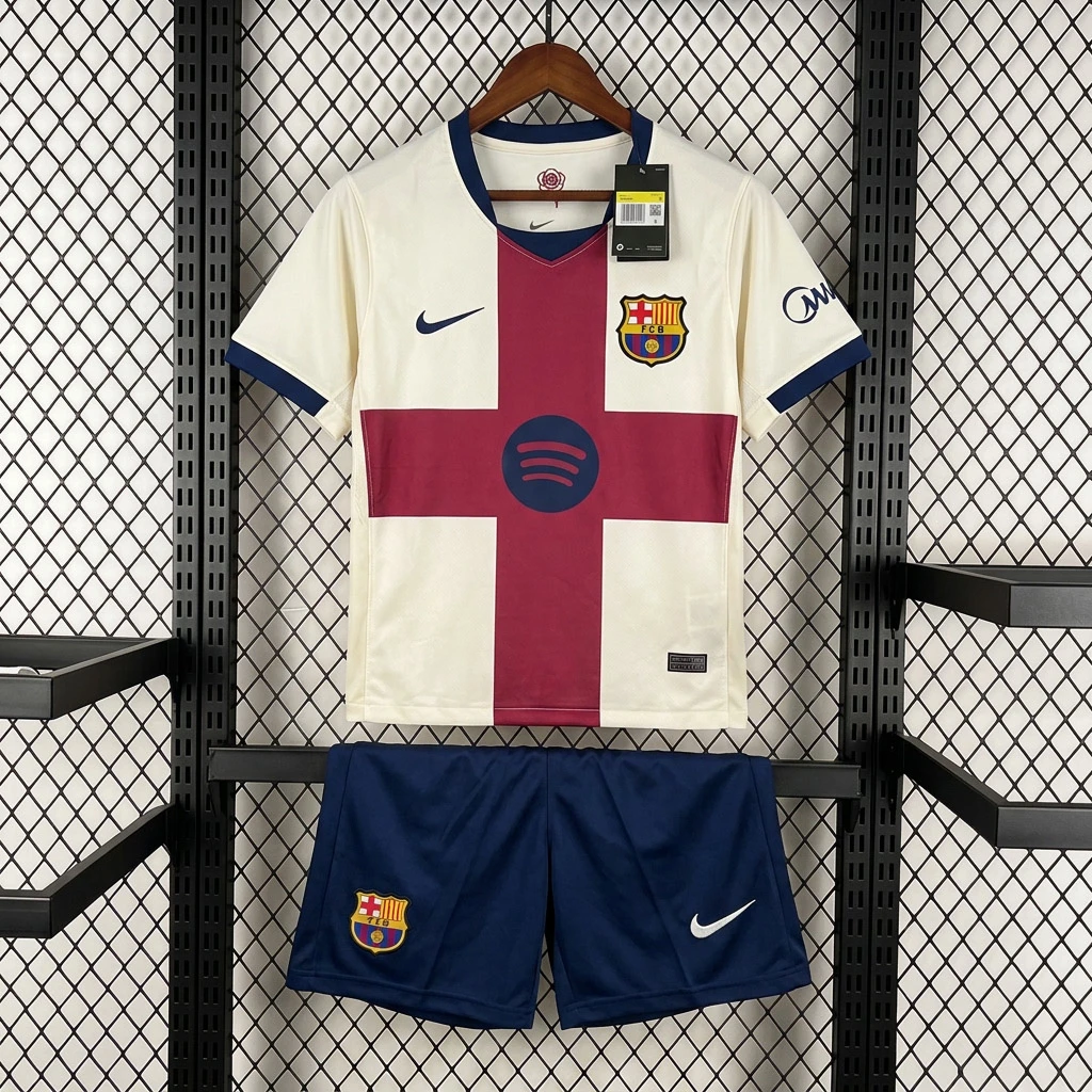 26/27 Barcelona Fourth Kids Soccer Jersey
