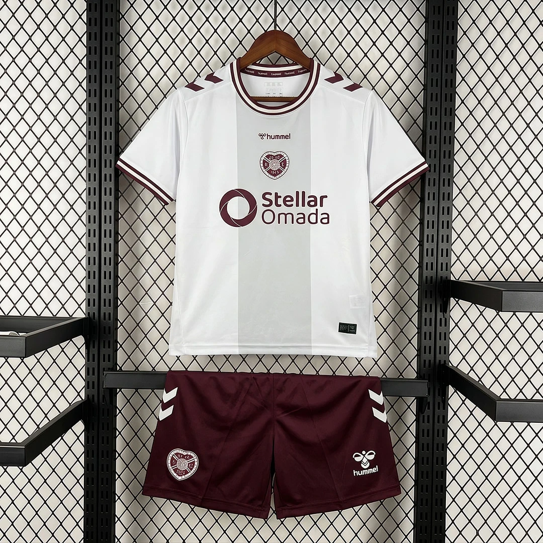26/27 Heart of Midlothian FC Away Kids Soccer Jersey