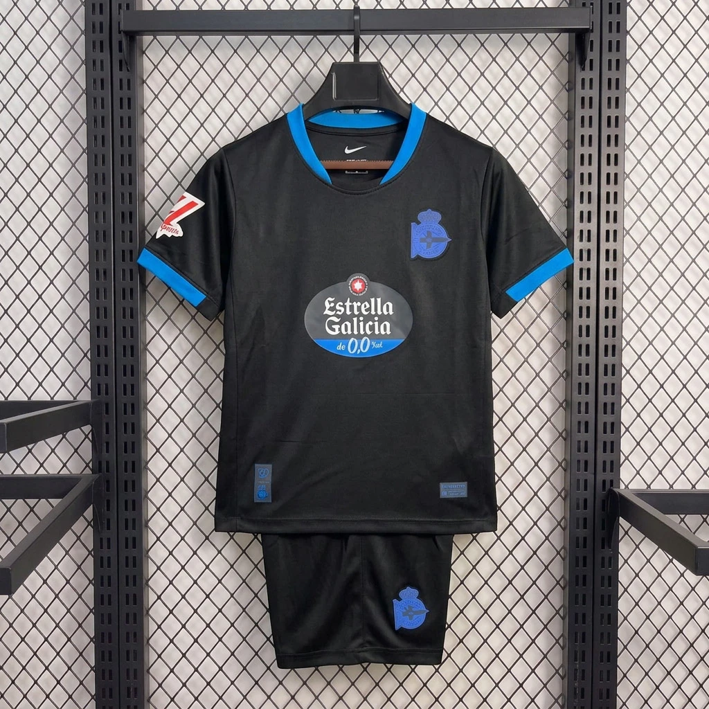 26/27 La Coruna Away Kids Soccer Jersey