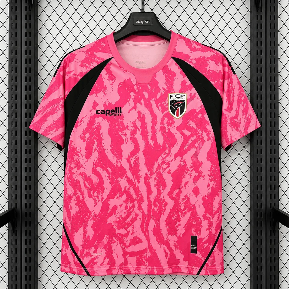 2026 Cape Verde Goalkeeper 1 Rose Soccer Jersey
