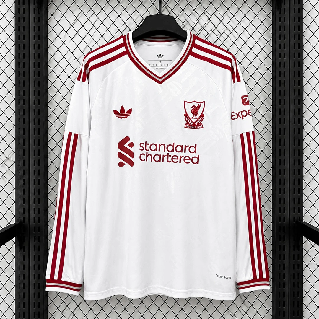 26/27 Liverpool Away Long Sleeve Soccer Jersey