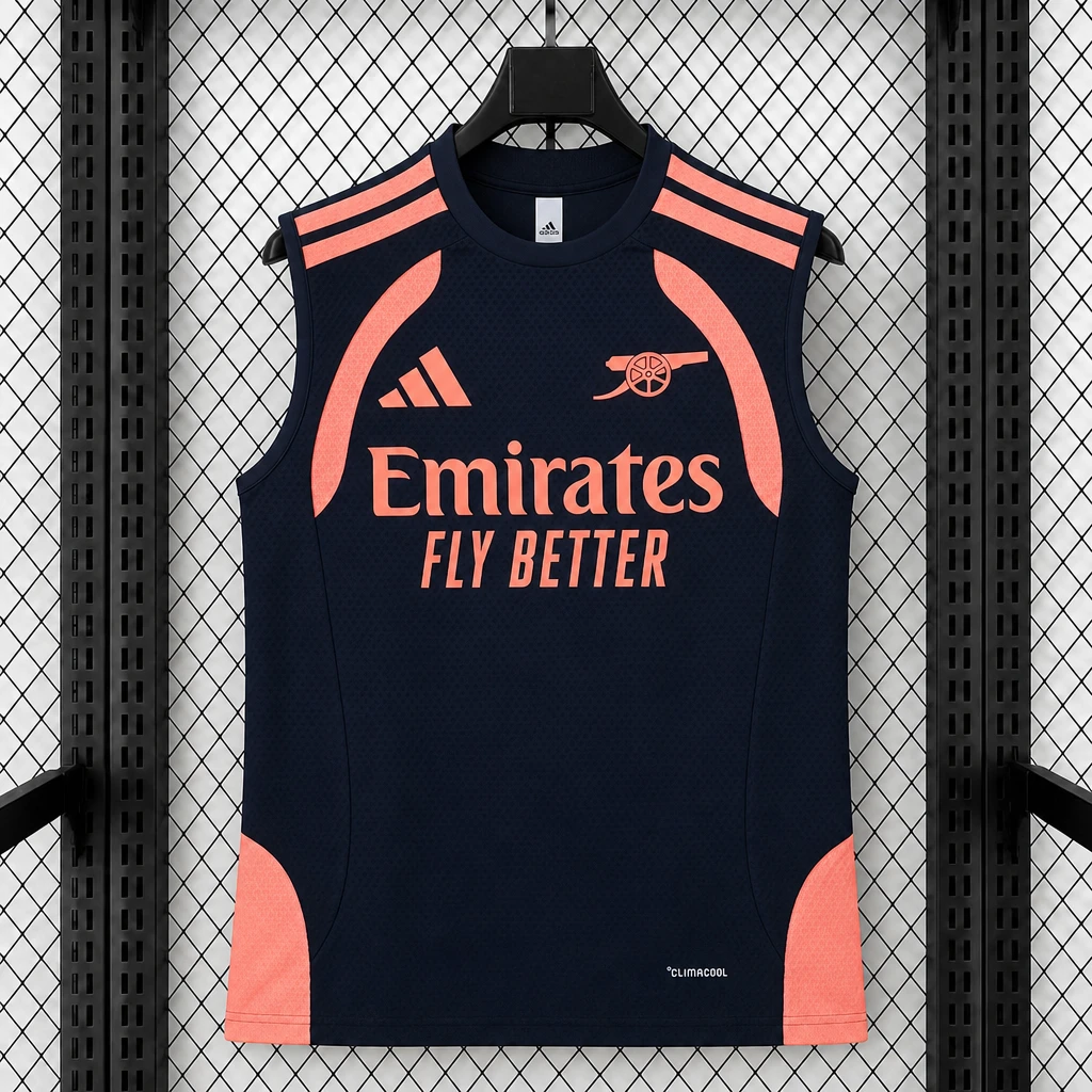 26/27 Arsenal Training Black Orange Vest