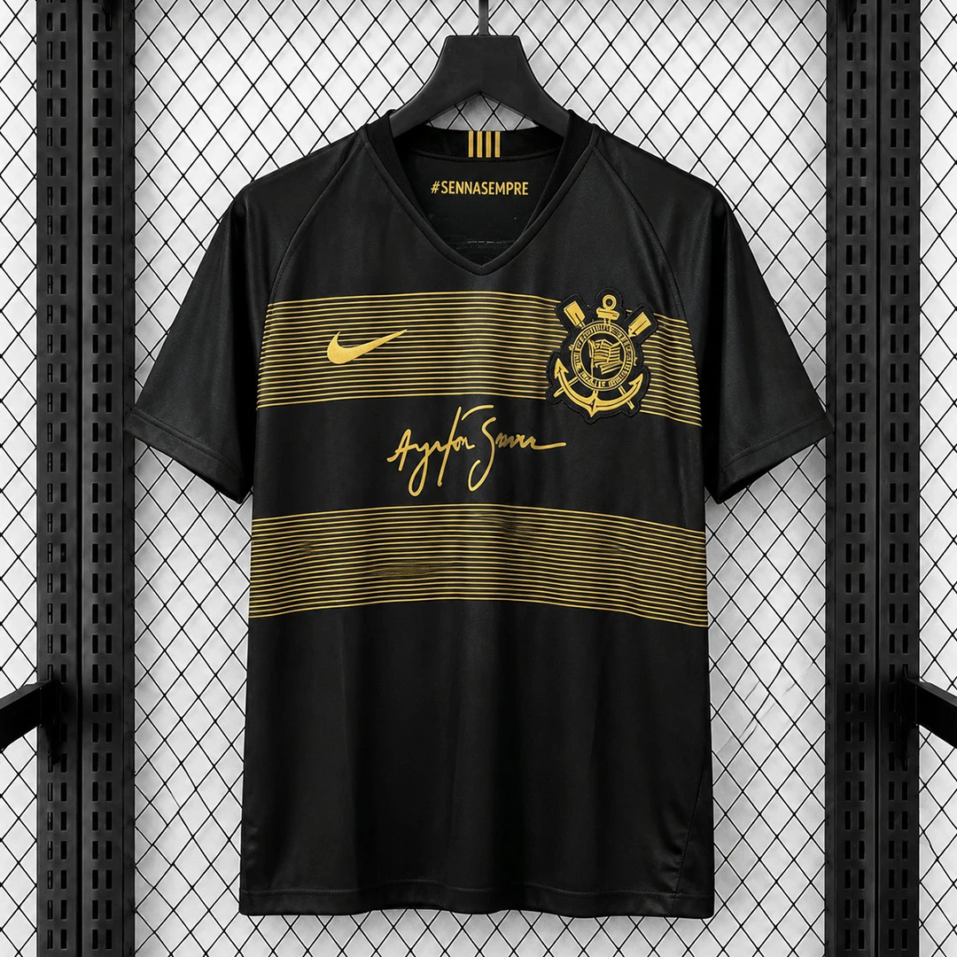 2018 Corinthians Third Retro Soccer Jersey