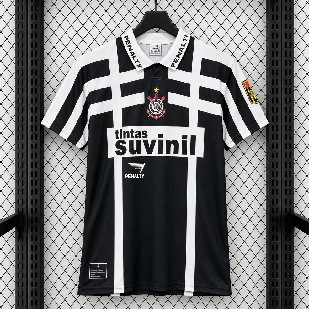 1996 Corinthians Third Retro Soccer Jersey