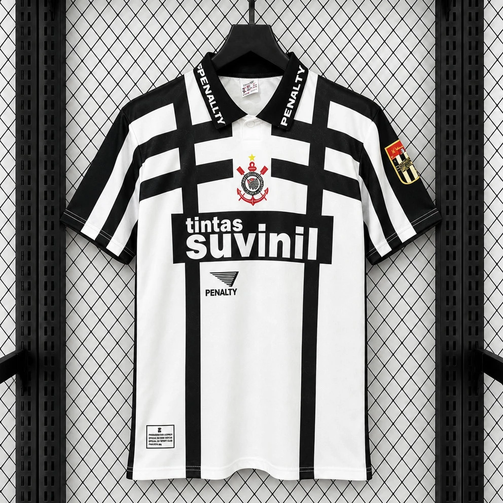 1996 Corinthians Fourth Retro Soccer Jersey