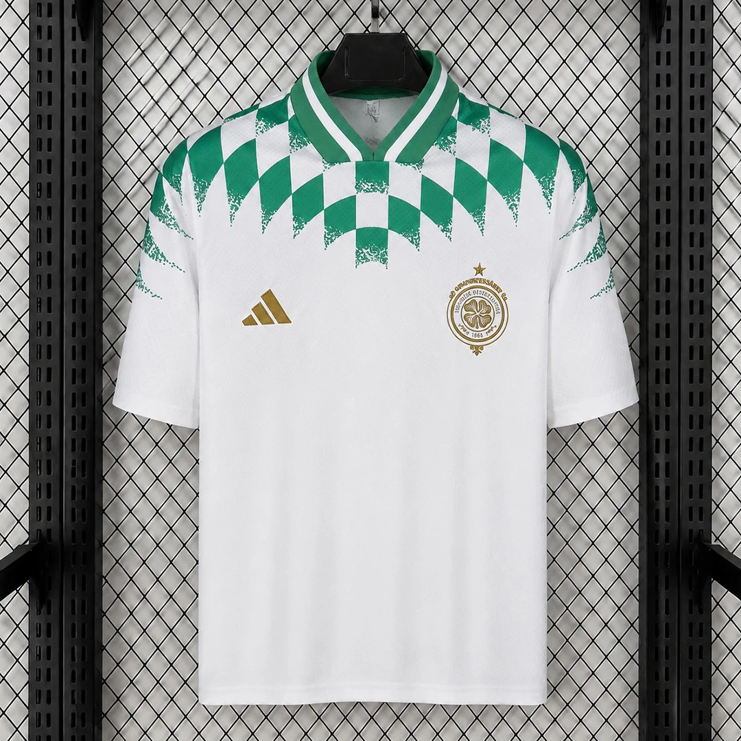 26/27 Celtic Stadium Pack White Jacquard Soccer Jersey