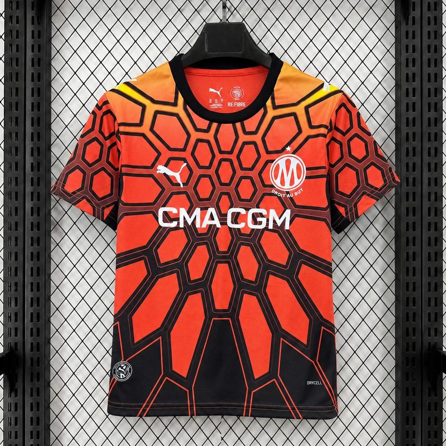 26/27 Marseille Goalkeeper Orange Soccer Jersey