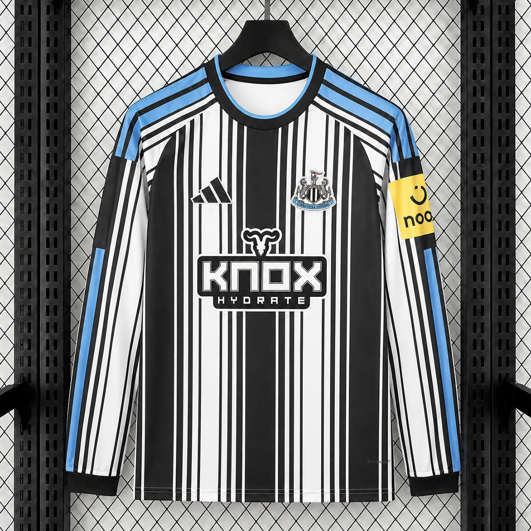 26/27 Newcastle United Home Long Sleeve Soccer Jersey