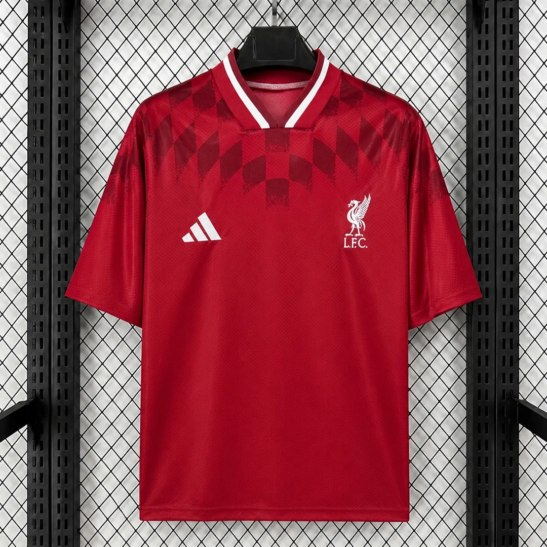 26/27 Liverpool Stadium Burgundy Retro Soccer Jersey