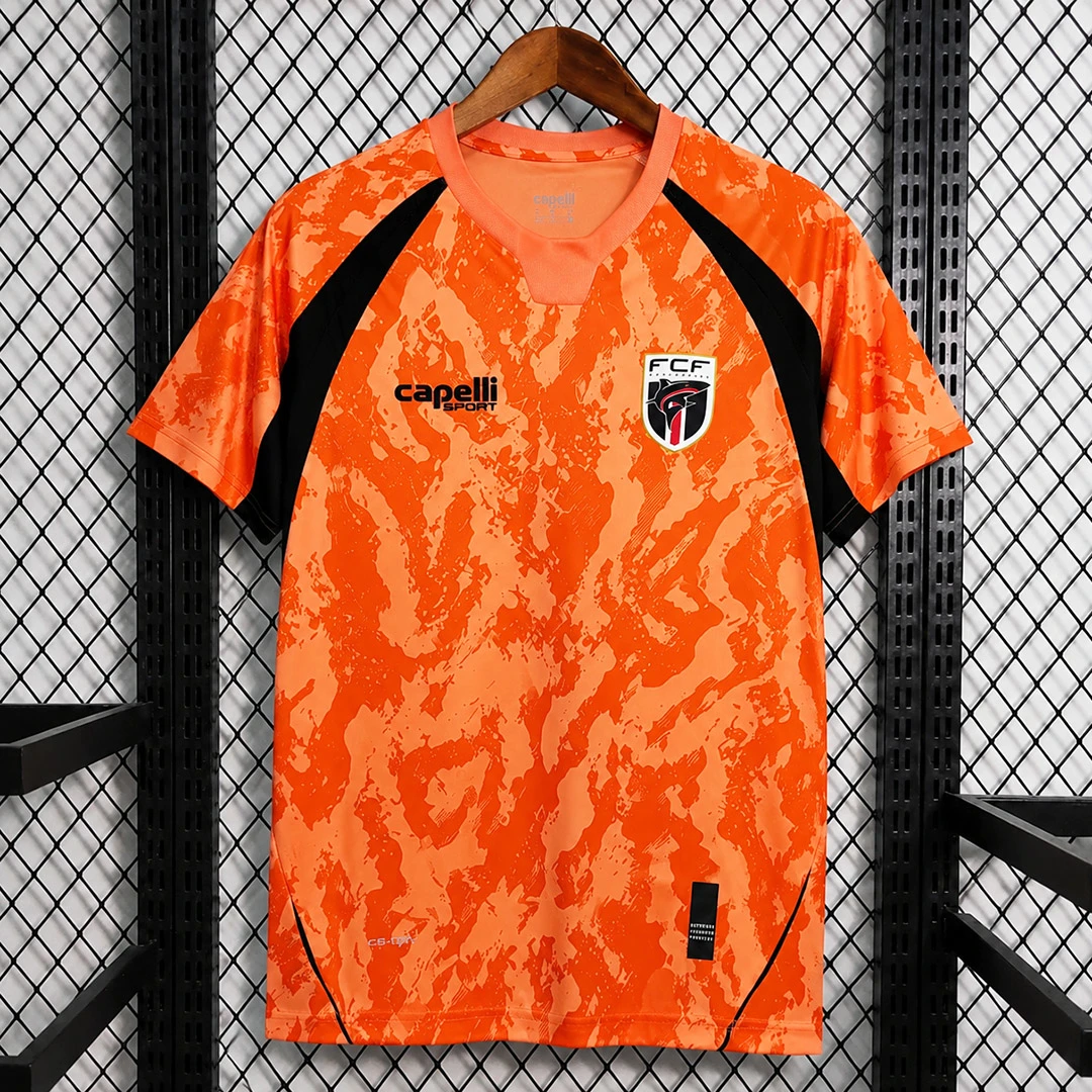 2026 Cape Verde Goalkeeper 3 Orange Soccer Jersey