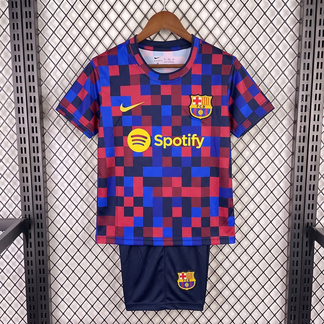 26/27 Barcelona Pre-Match 4 Kids Jersey