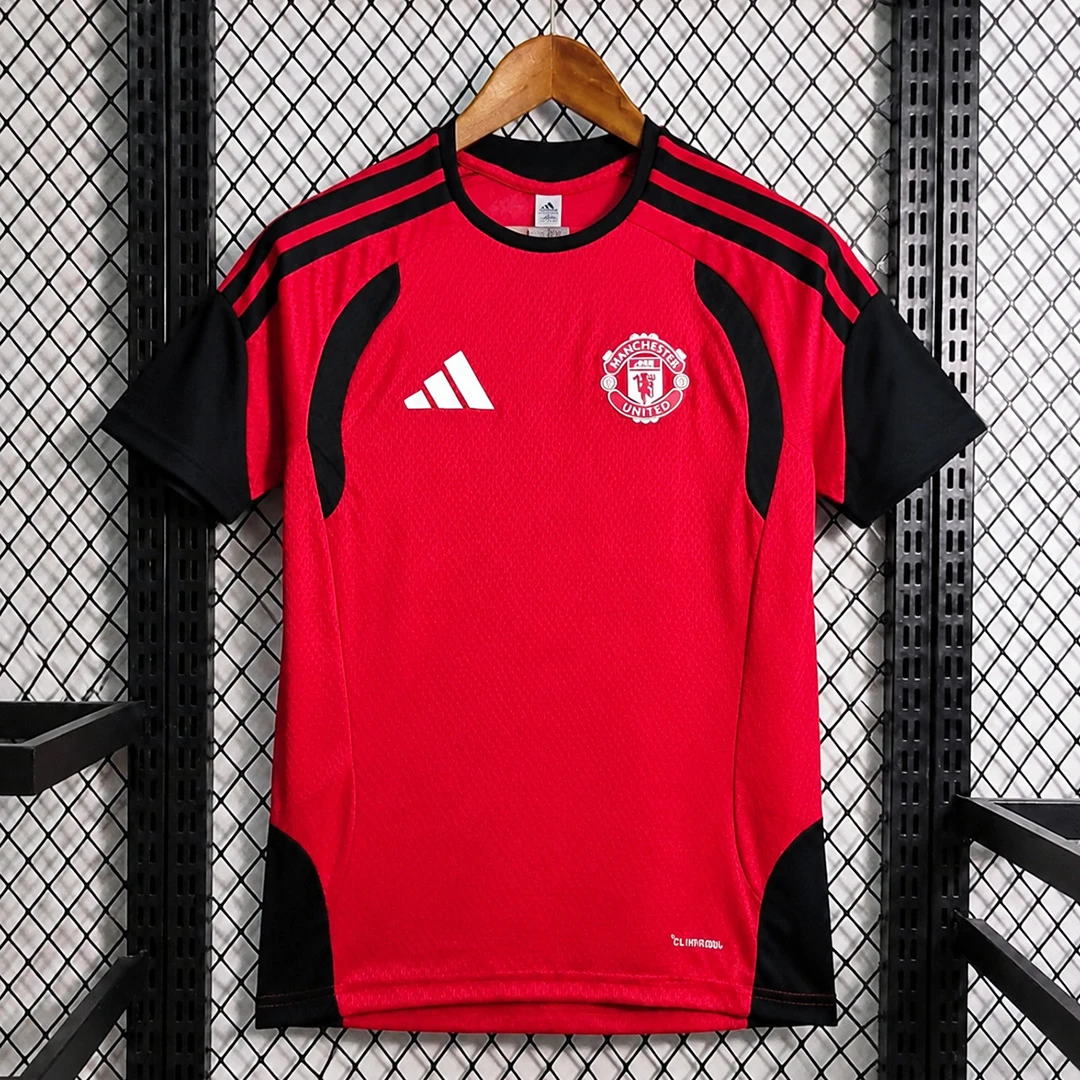 26/27 Manchester United Red Black Training Jersey