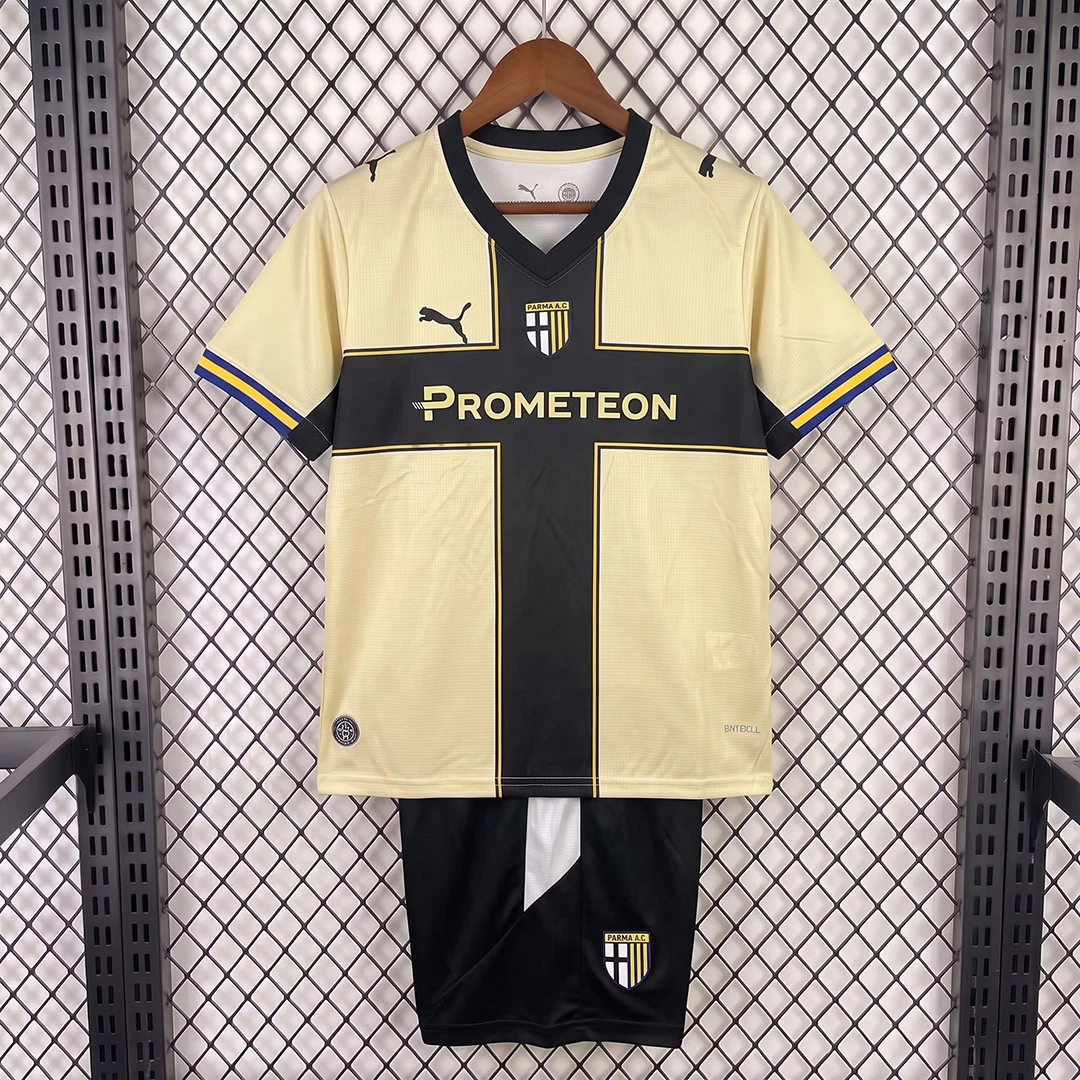 26/27 Parma Home Kids Soccer Jersey