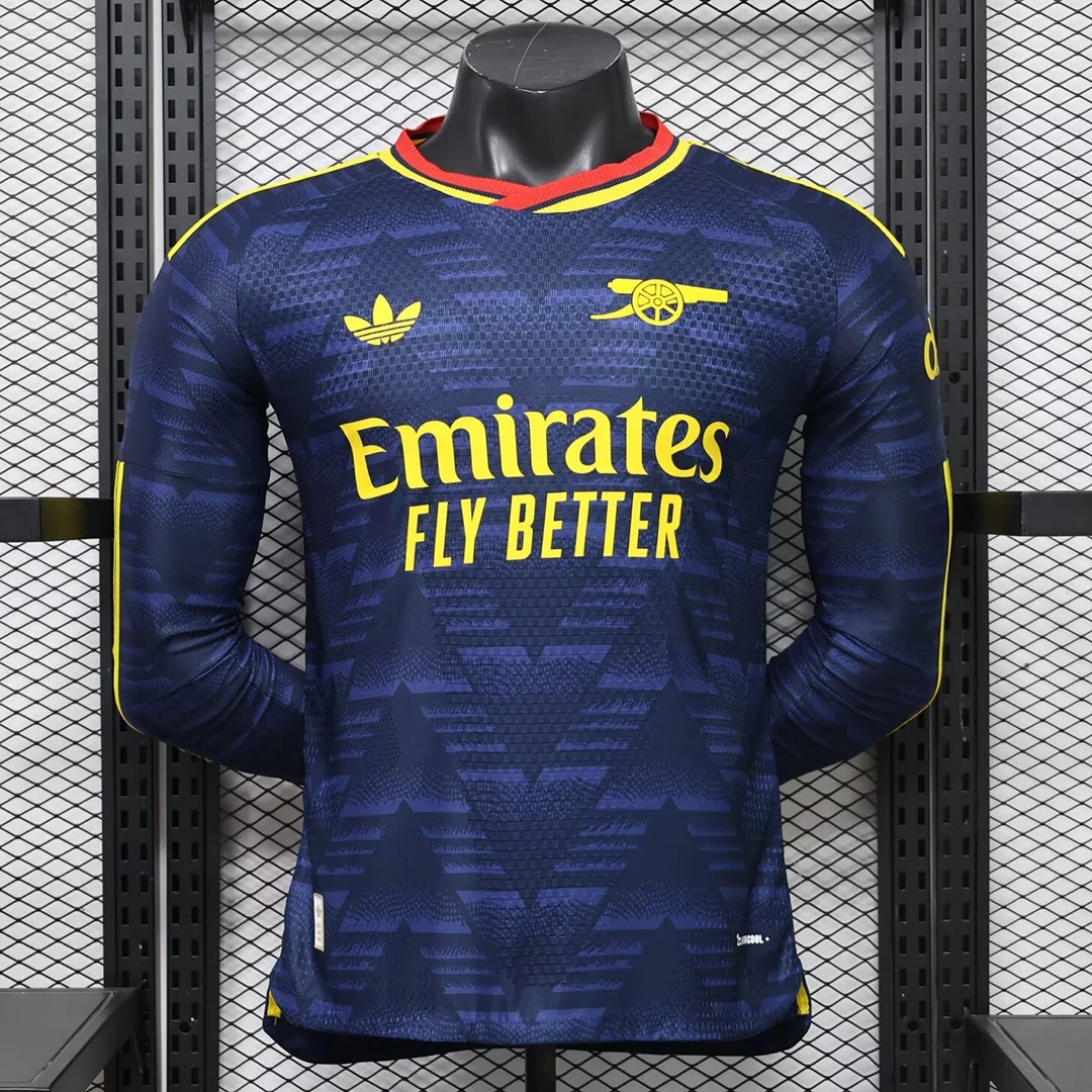 26/27 Arsenal Away Long Sleeve Player Version Soccer Jersey