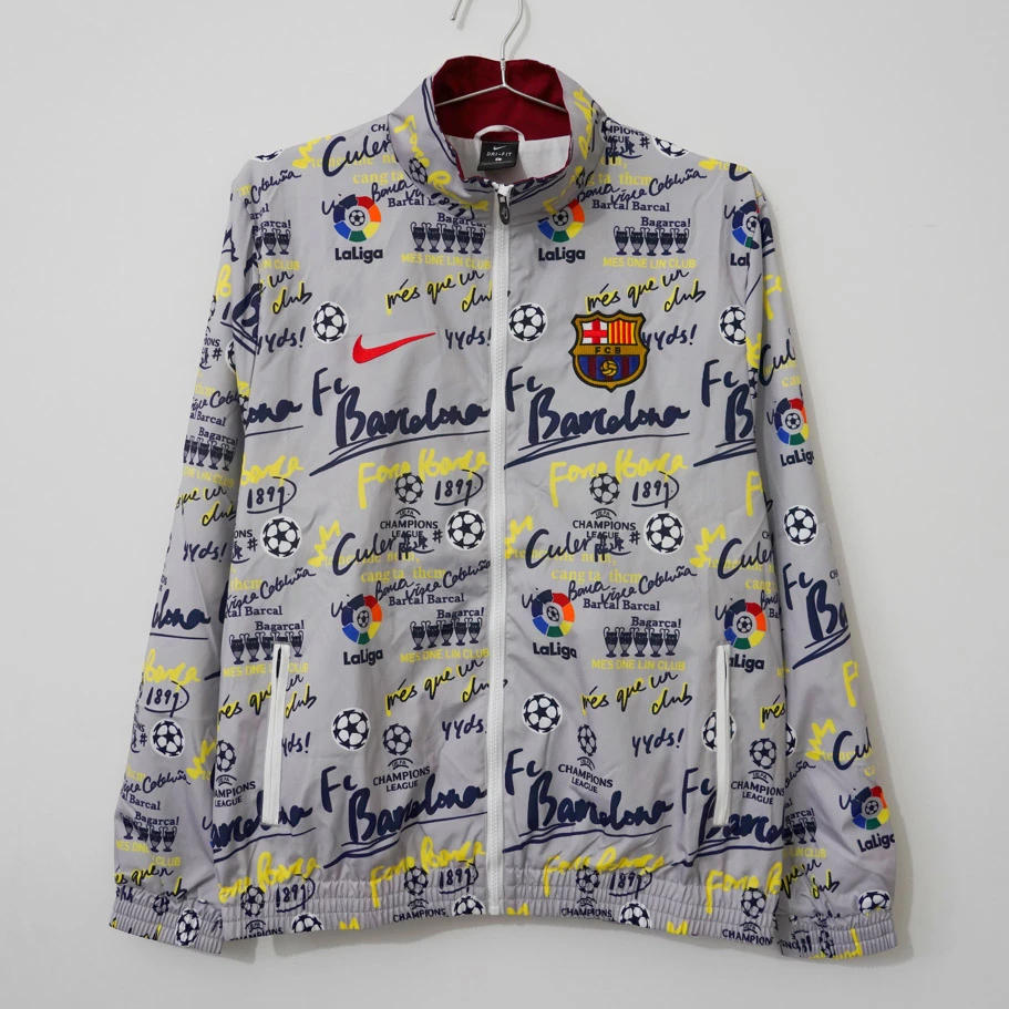 24/25 Barcelona Grey Windbreaker