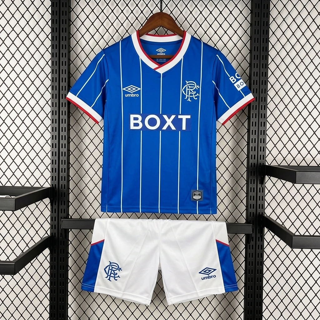 26/27 Rangers Home Kids Soccer Jersey